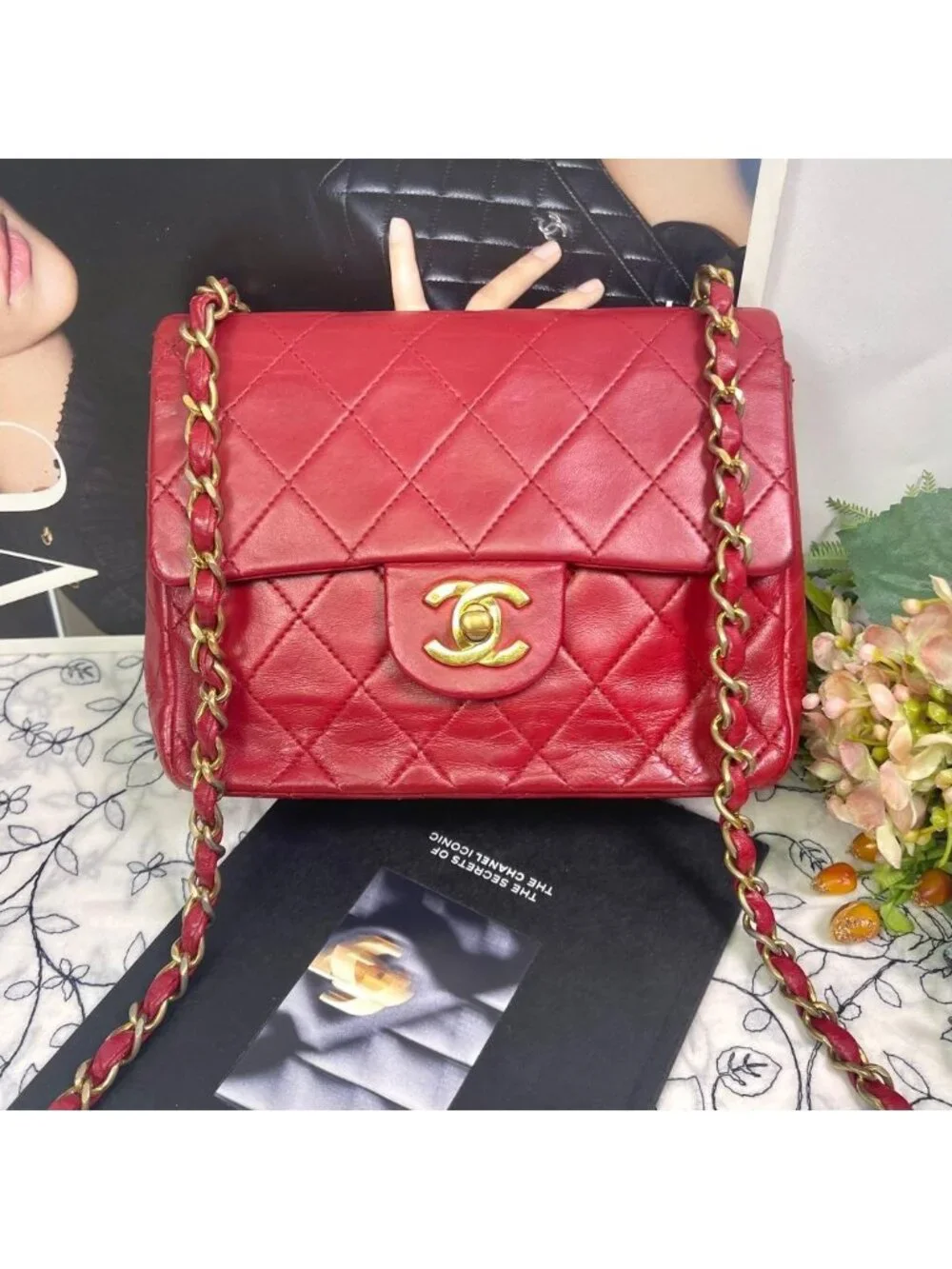 Chanel Quilted Double Flap Chain
